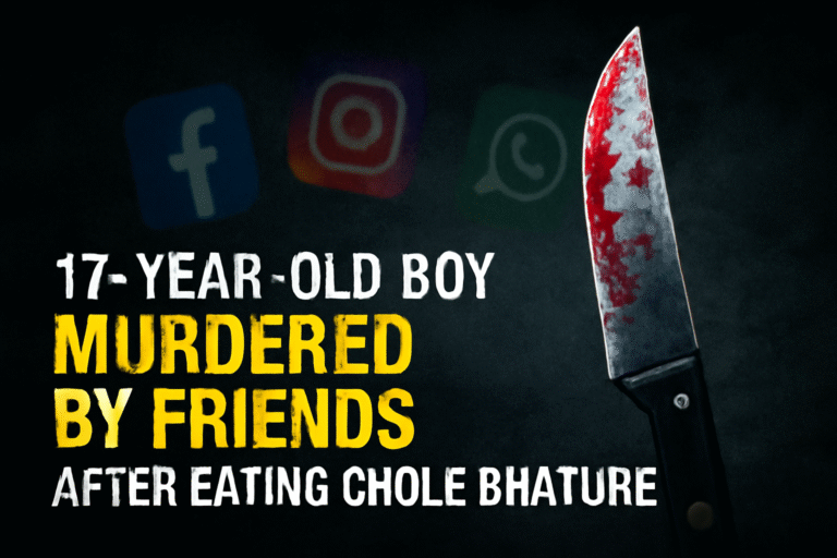 छोले भटूरे खिलाने के बाद कत्ल